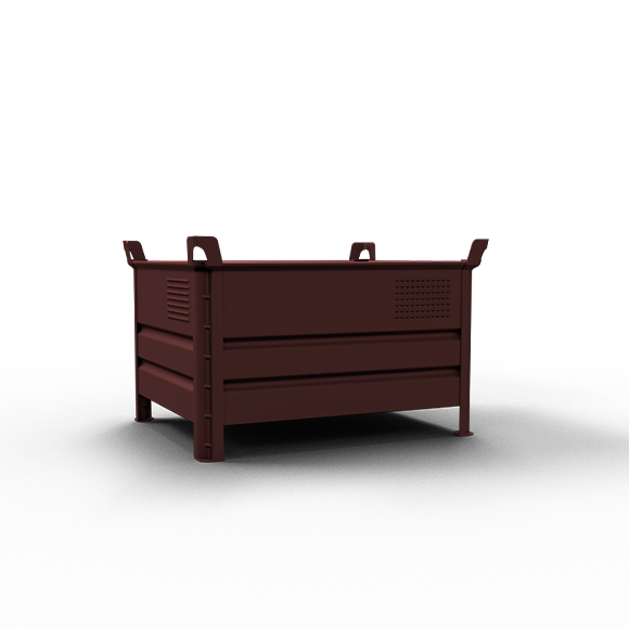 Schake Vollwandbehälter 1,00m x 0,80m lackiert