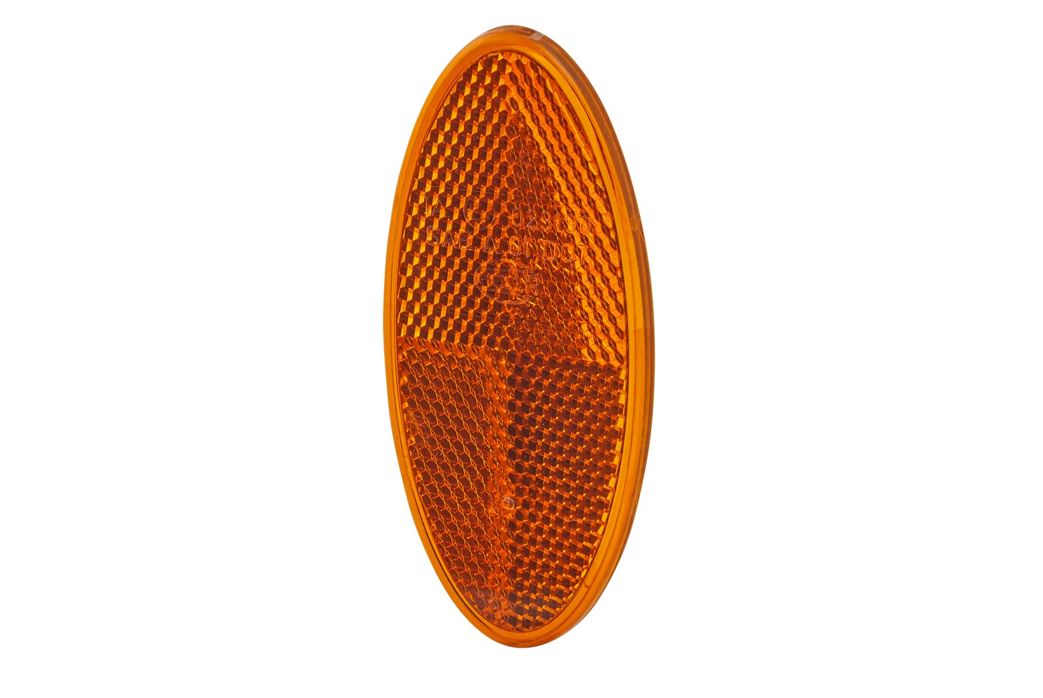 10092958a_AM0 HELLA 8RA 343 160-022 Rückstrahler - Lichtscheibenfarbe: gelb - oval - Menge: 20