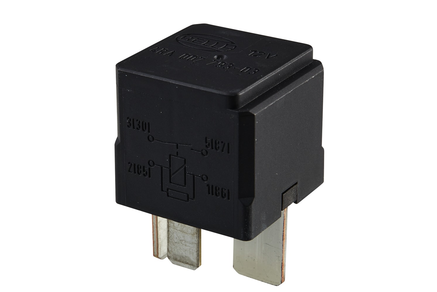 HELLA 4RA 007 793-031 Relais, Arbeitsstrom - 12V - 4-polig - Schaltbild: S2 - Stecker: B3 - Hochleis