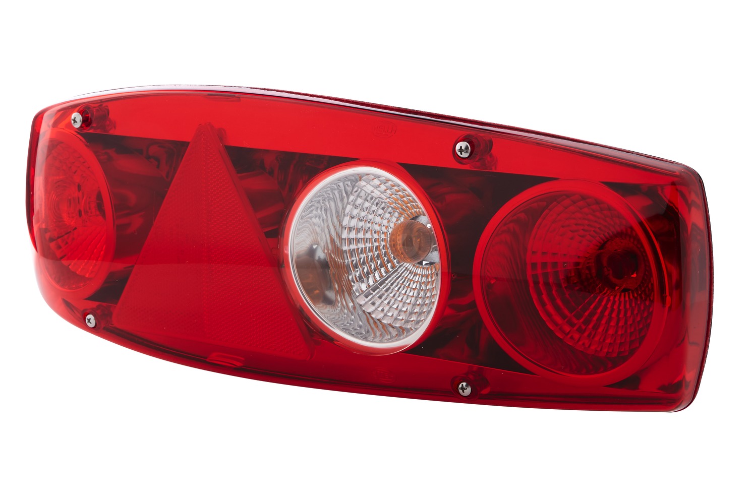 HELLA 2VA 341 419-011 Heckleuchte - Caraluna II - 12V - Einbau - Lichtscheibenfarbe: rot - links