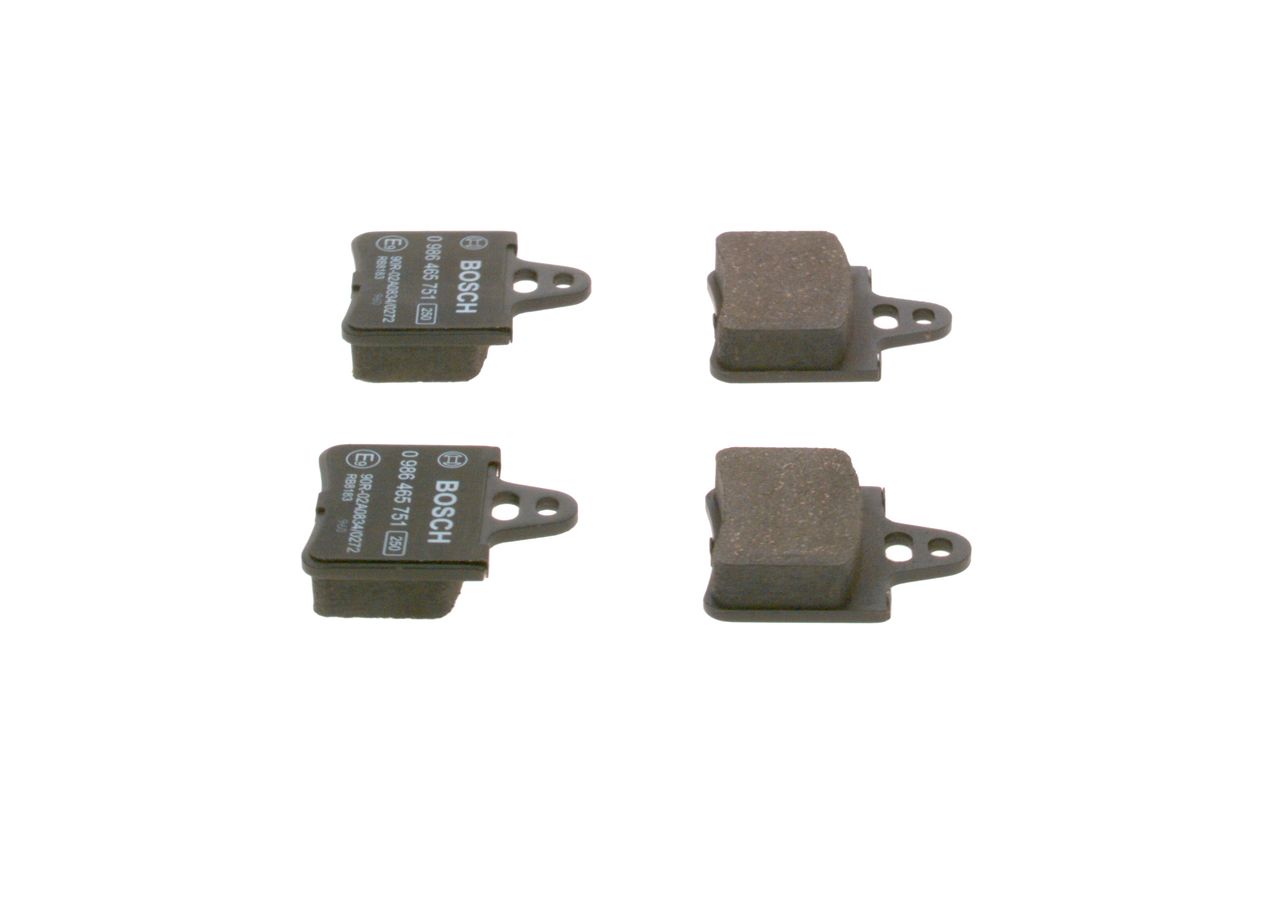 Bosch 0986465751 Bremsbelagsatz, Scheibenbremse