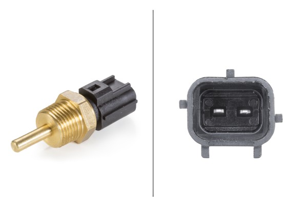 HELLA 6PT 009 107-121 Sensor, Kühlmitteltemperatur - 12V - 2-polig