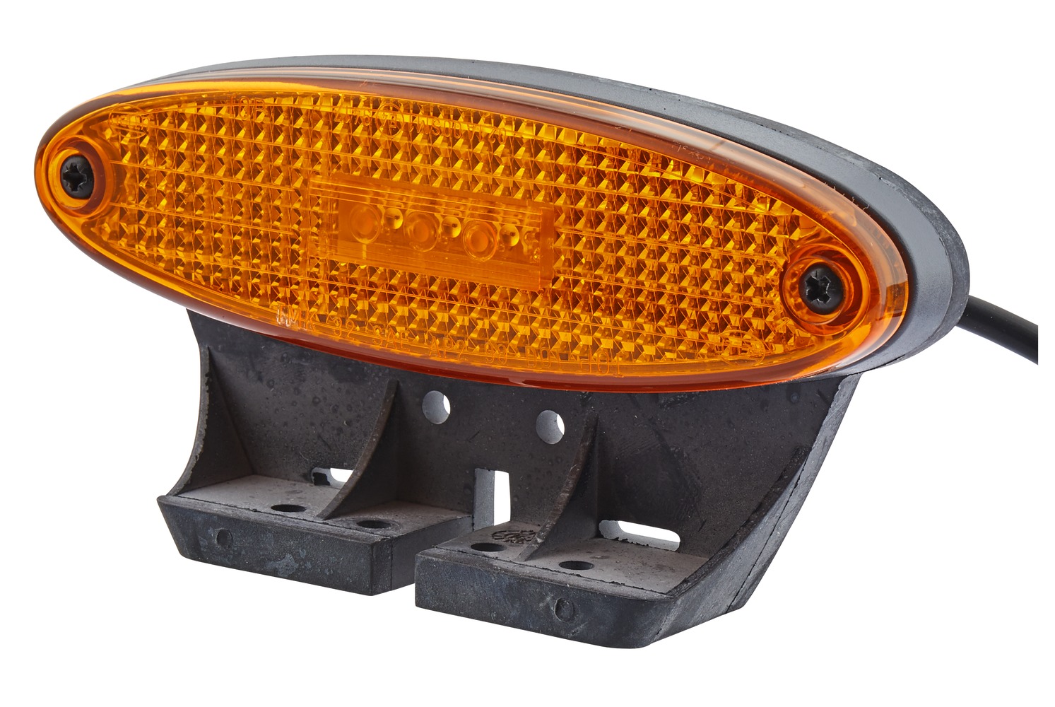 HELLA 2PS 007 943-321 Seitenmarkierungsleuchte - LED - 12V - Anbau - LED-Lichtfarbe: gelb - Kabel: 5