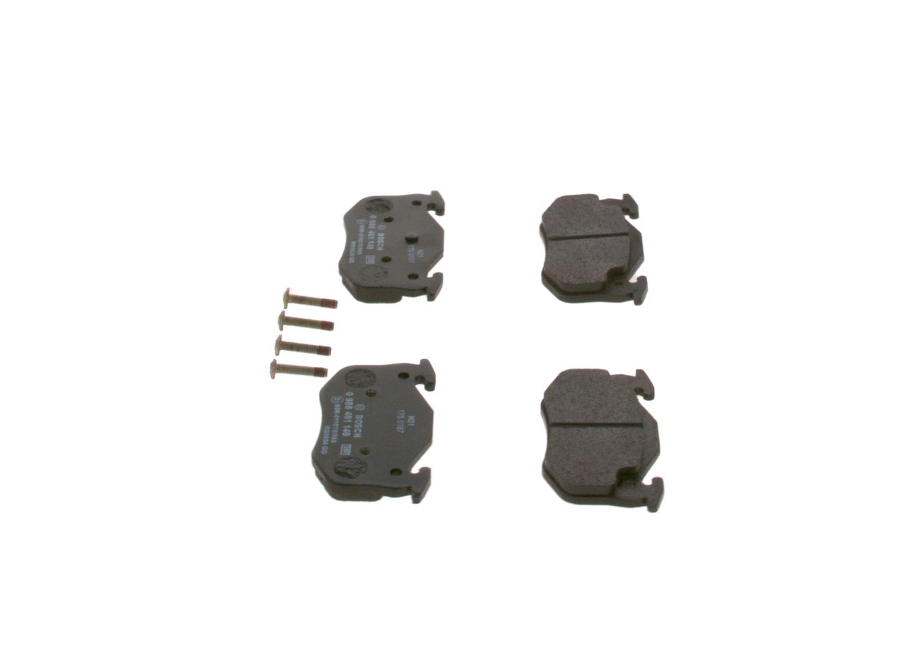 Bosch 0986461149 Bremsbelagsatz, Scheibenbremse