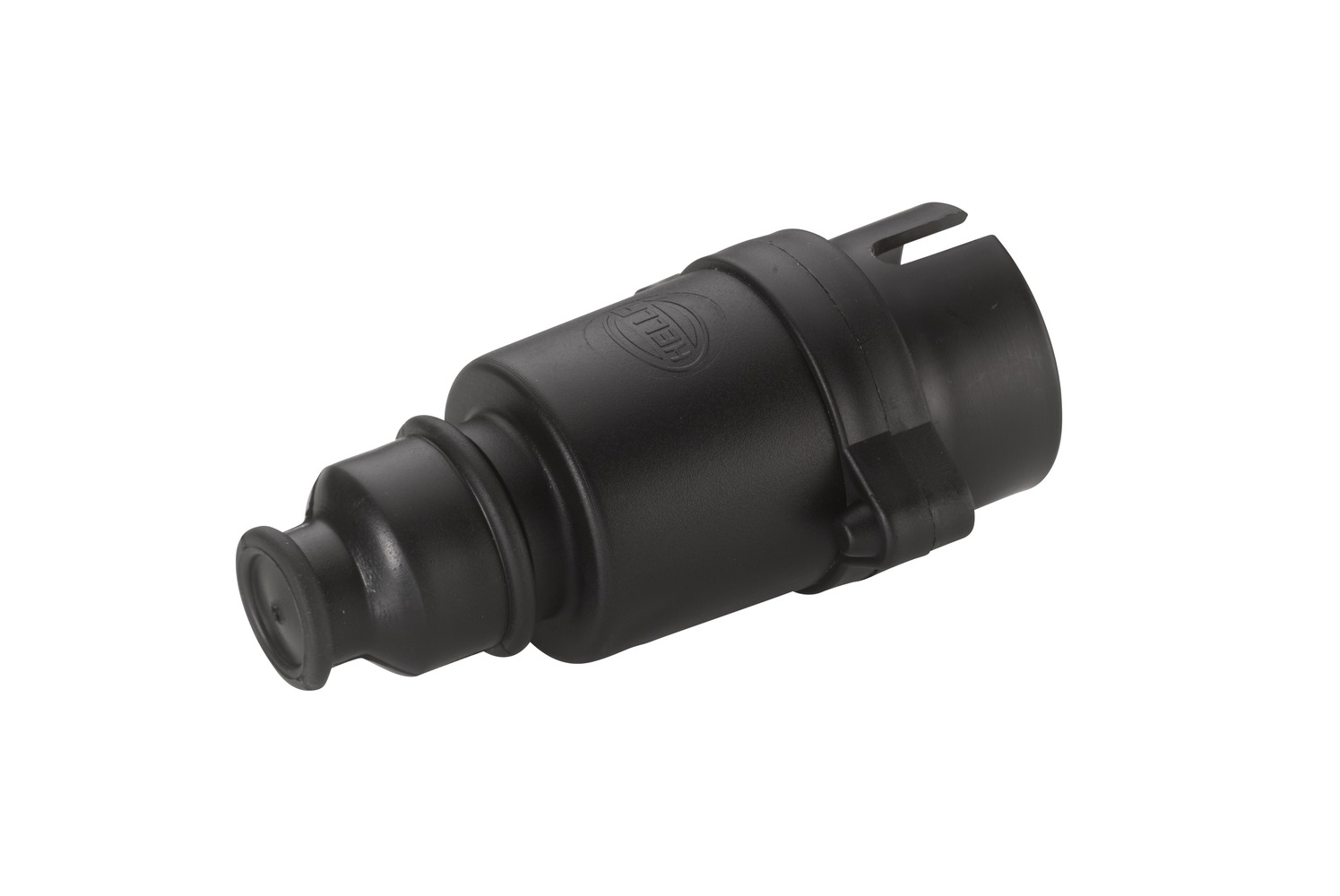 HELLA 8JA 001 930-041 Stecker - 12V - 7-polig - Stecker: Flachstecker - schwarz