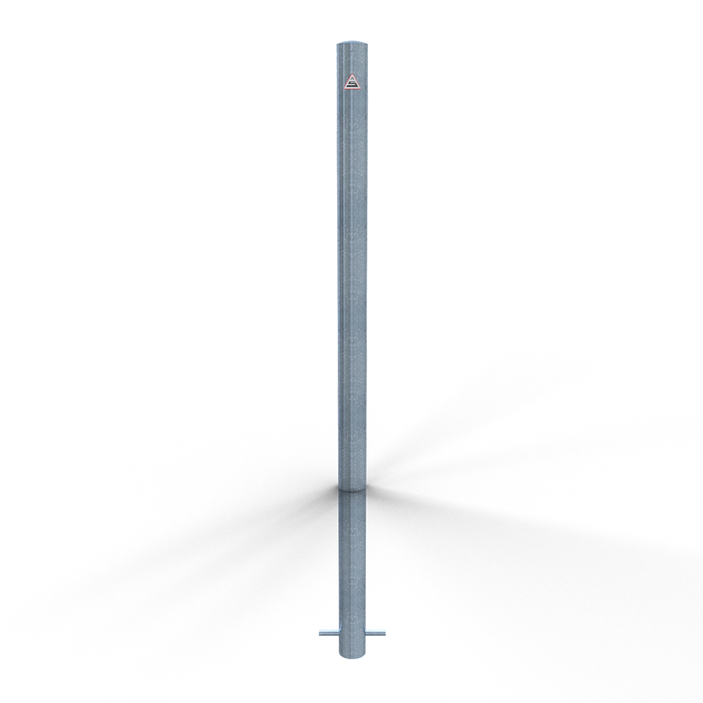 347a0a55-21ee-44e0-a761-3b06c08ed1d1 Schake 460 Absperrpfosten Stahlrohr Ø 60 x 2,5 mm ortsfest zum Einbetonieren feuerverzinkt ohne Öse