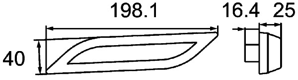HELLA 2PT 014 627-021 LED-Scheinwerfereinsatz, Hauptscheinwerfer - Shapeline Style Slim - 12/24V - g