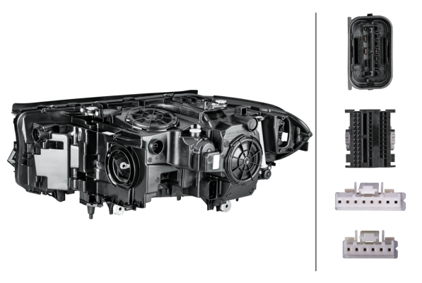 K2842 HELLA 1EX 354 836-161 LED-Hauptscheinwerfer - rechts - für u.a. BMW 5 (G30, F90)