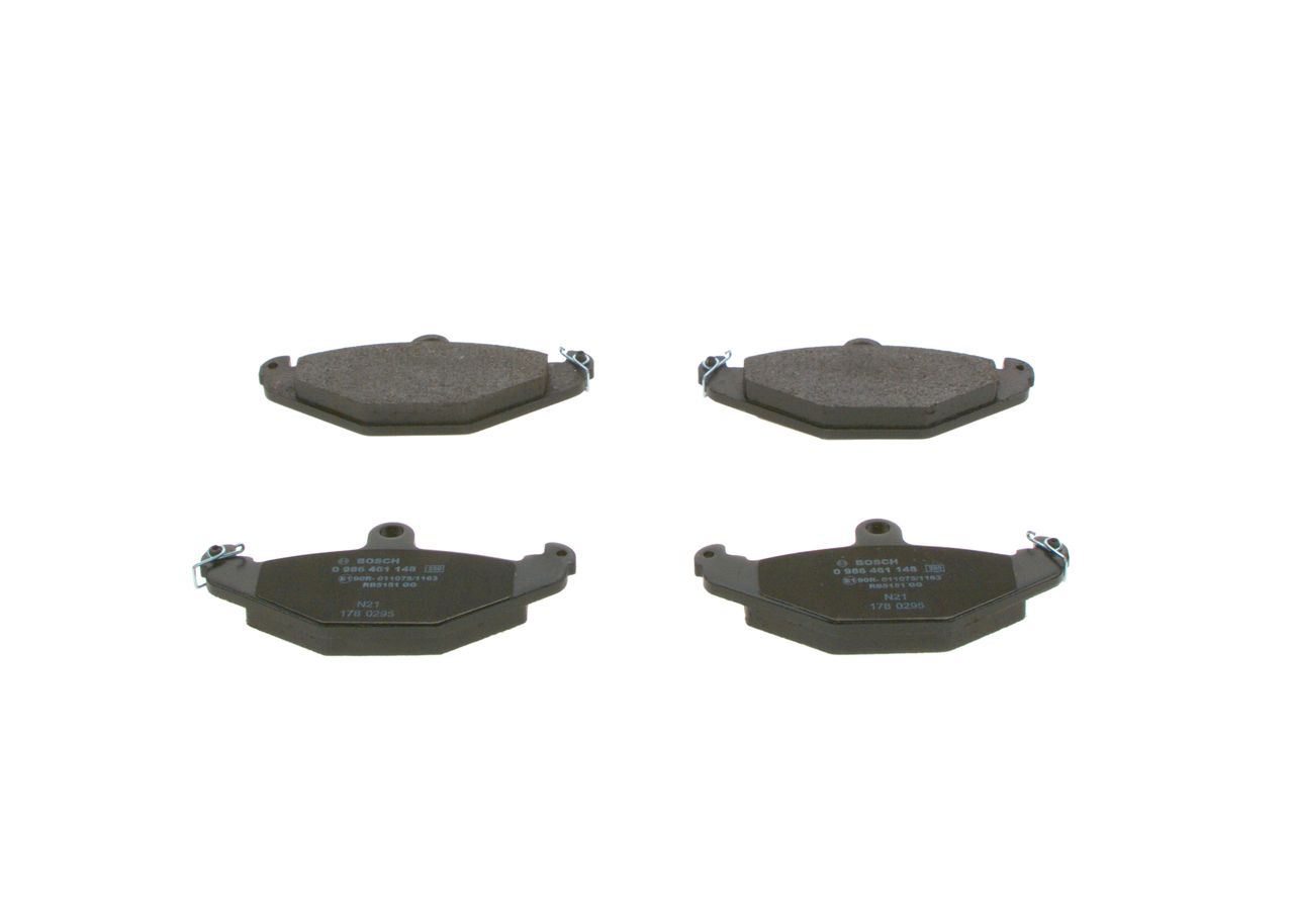 Bosch 0986461148 Bremsbelagsatz, Scheibenbremse