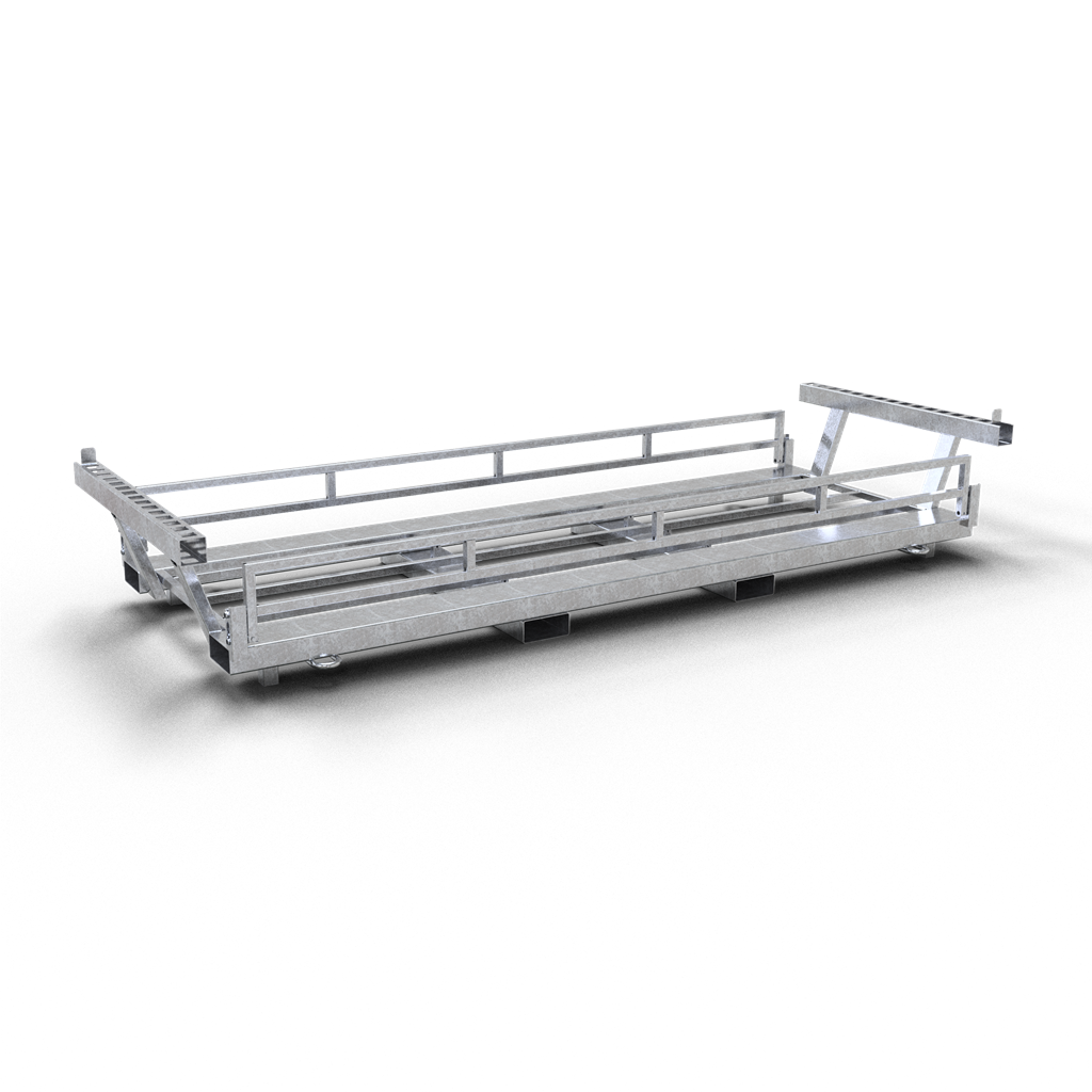 Schake 3B212T Twintraverse  für 30 Mobilzäune  und 30 Fußplatten
