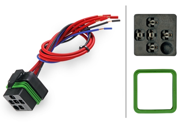 HELLA 8JD 745 801-001 Stecker - 5-polig - Stecker: B1