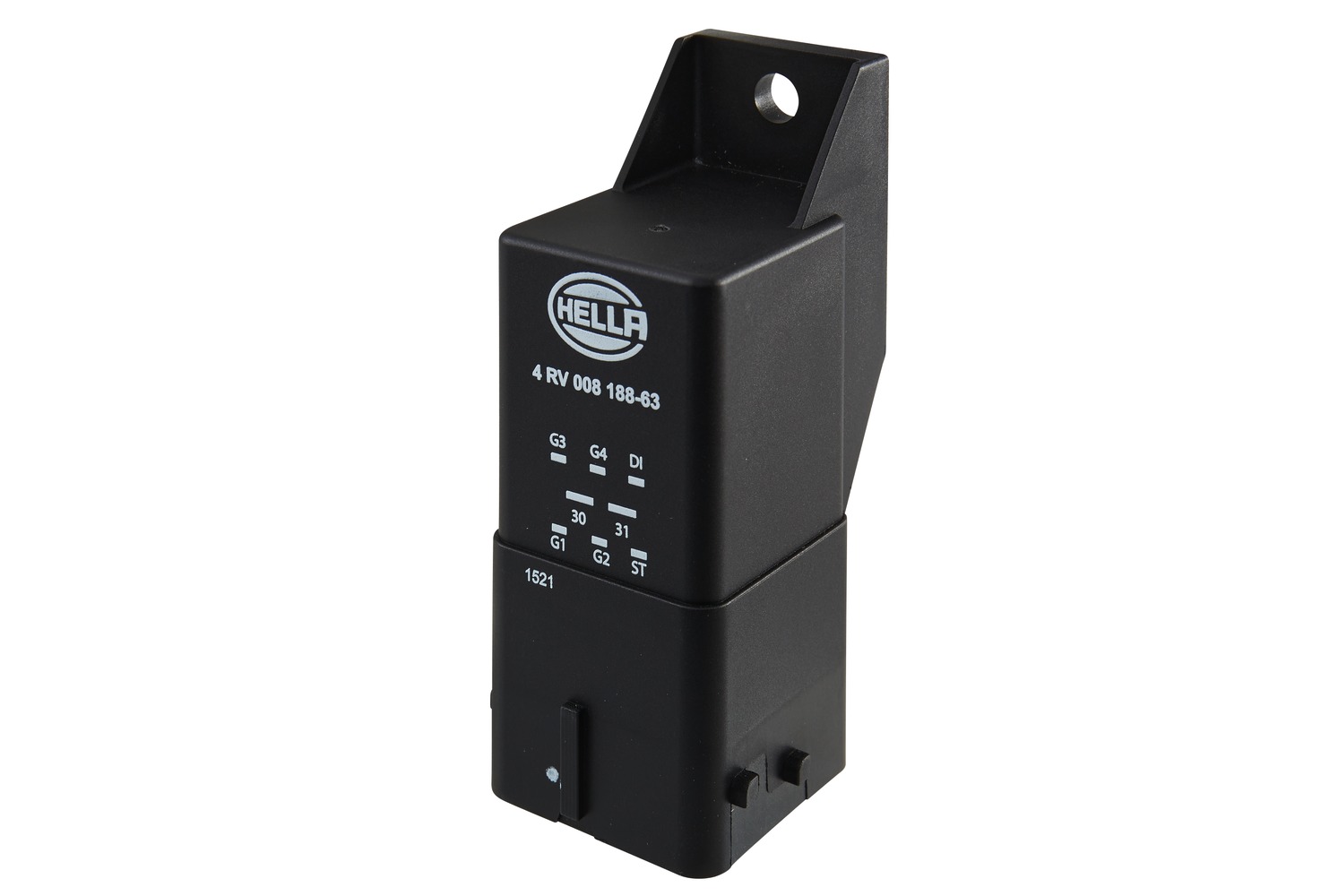HELLA 4RV 008 188-631 Relais, Glühanlage - 12V - Anschlussanzahl: 8 - Zylinderanzahl: 4