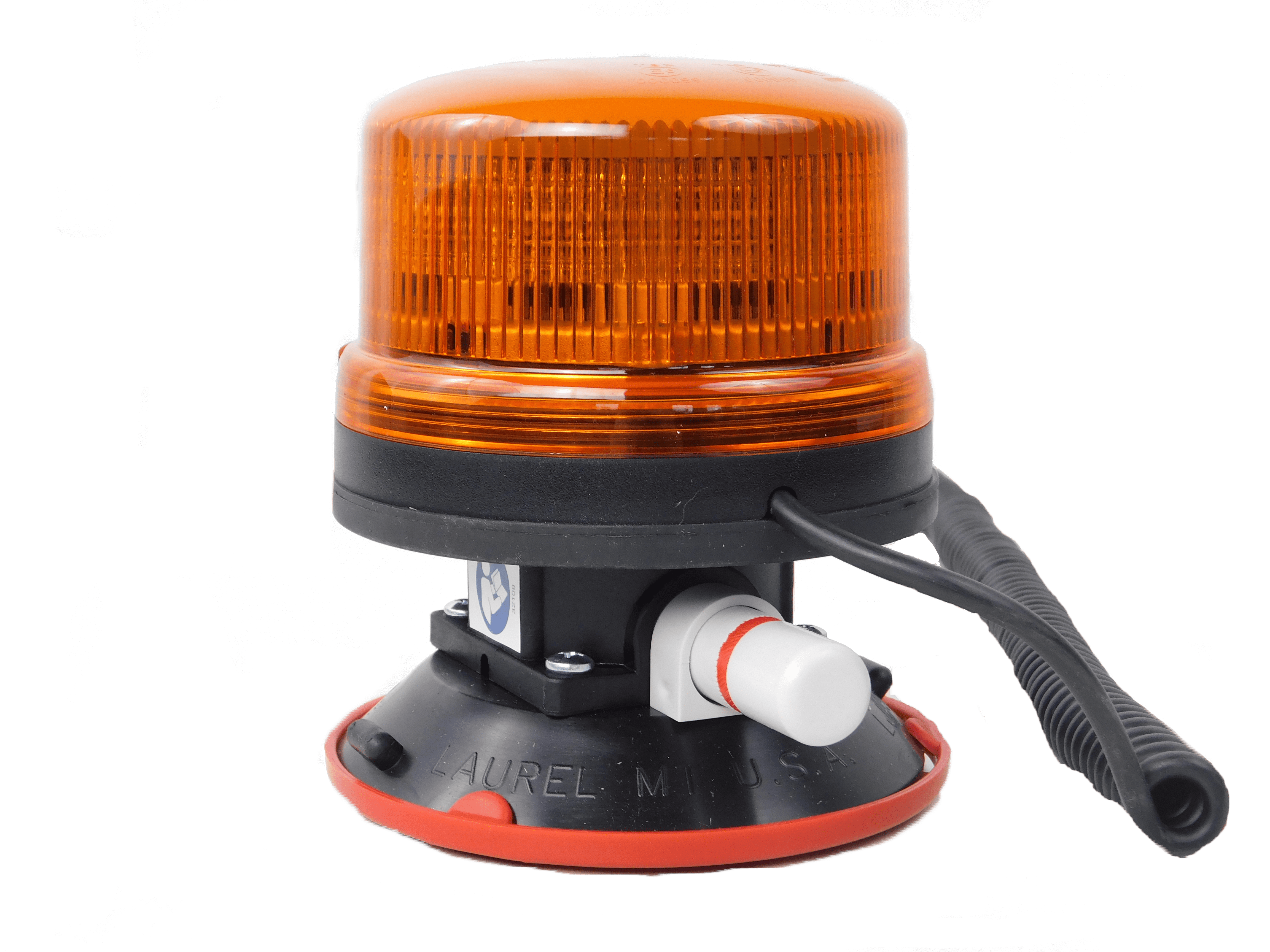 LED Rundumleuchte - Vakuum Sockel - Gelb