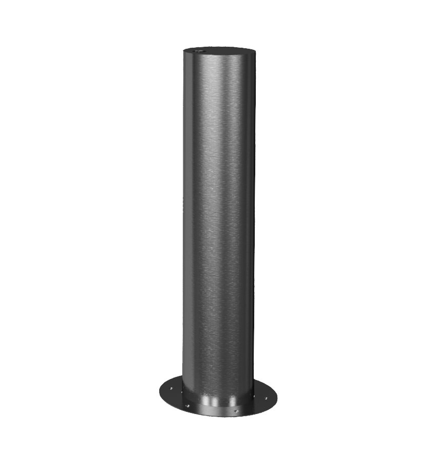 Schake 40154VER voll-versenkbarer Edelstahlpfosten  Ø 154 mm