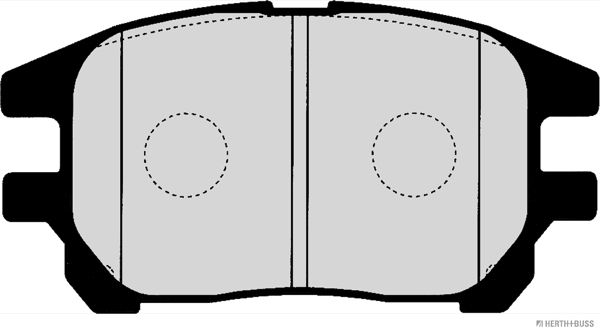 Herth+Buss J3602043 Bremsbelagsatz, Scheibenbremse