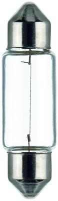 HELLA 8GM 002 091-131 Glühlampe - Soffittenlampe - Standard - 12V - 10W - Sockelausführung: SV8.5-8