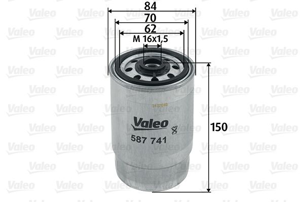 Valeo 587741 Kraftstofffilter