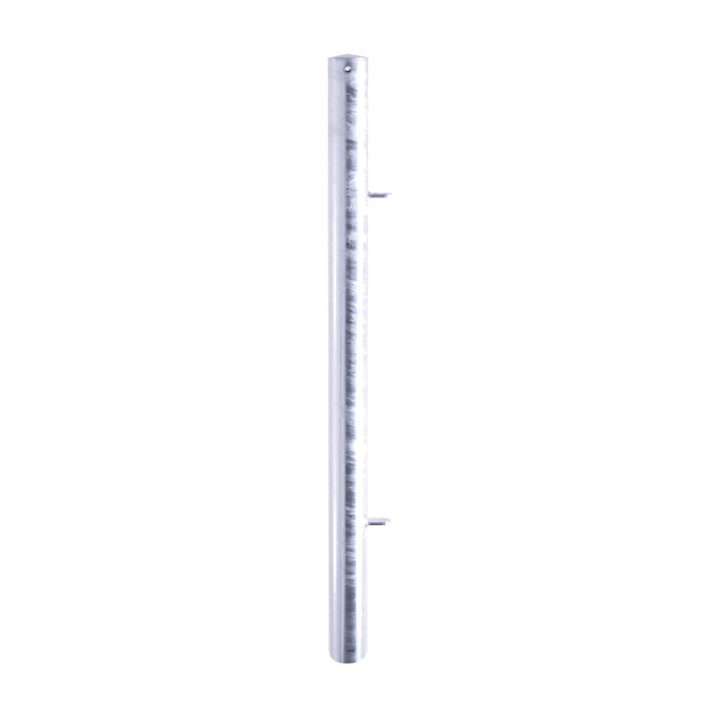 Schake 418_42B Schutzzaungitter Zaunfeld-Element und Standpfosten Standpfosten

Endpfosten mit 2 Verbindungslaschen feuerverzinkt und

weiß beschichtet