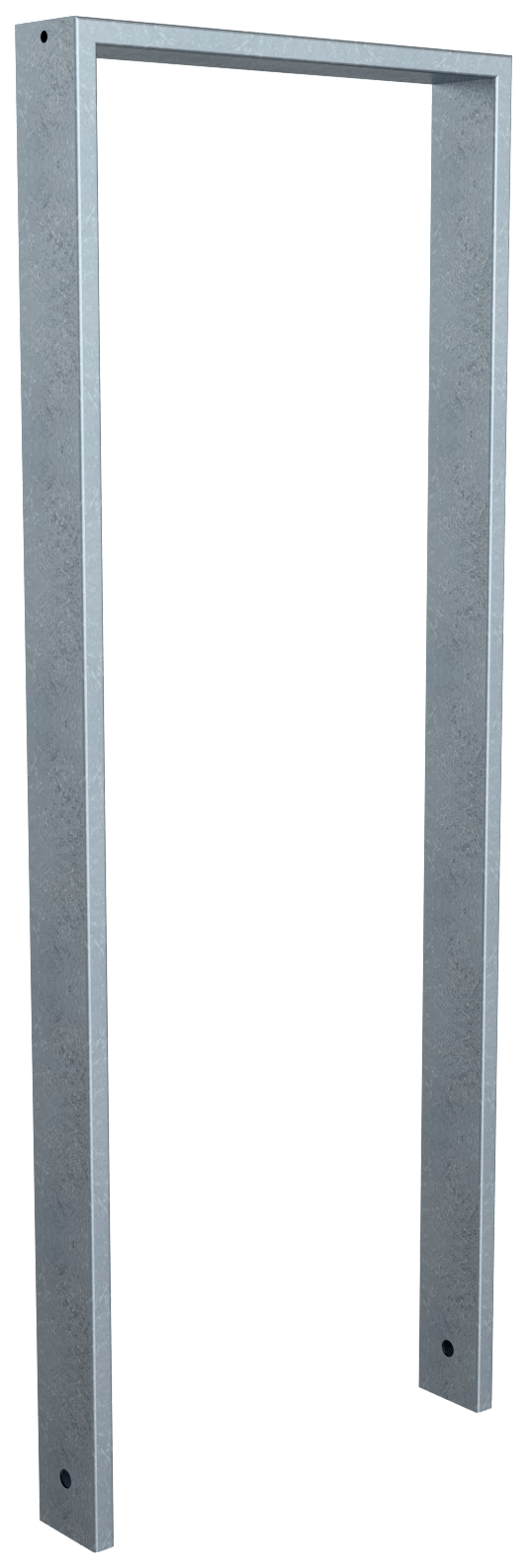 Schake 458_045 Ahnlehnbügel aus Stahlrohr 80 x 20 mm ohne Querholm Gesamtbreite: 450 mm feuerverzinkt