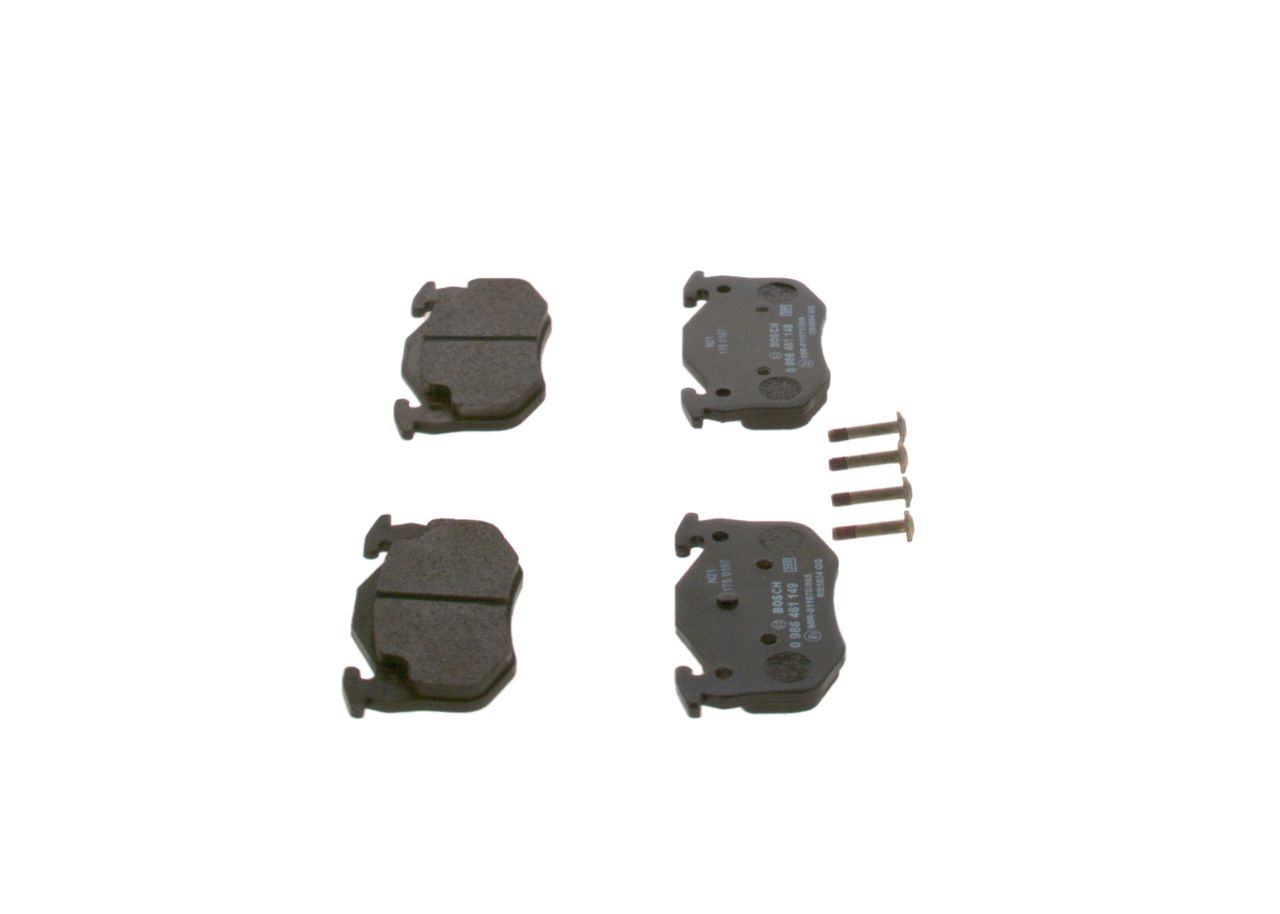 Bosch 0986461149 Bremsbelagsatz, Scheibenbremse