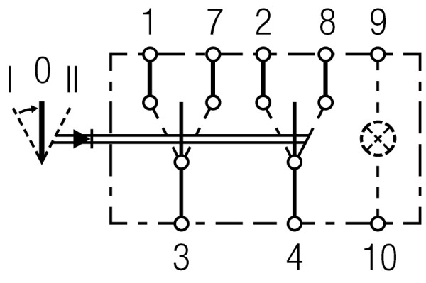 HELLA 6FH 004 570-241 Schalter - Kippbetätigung/Wippbetätigung - Ausstattungsvar.: I->0-II - Anschlu