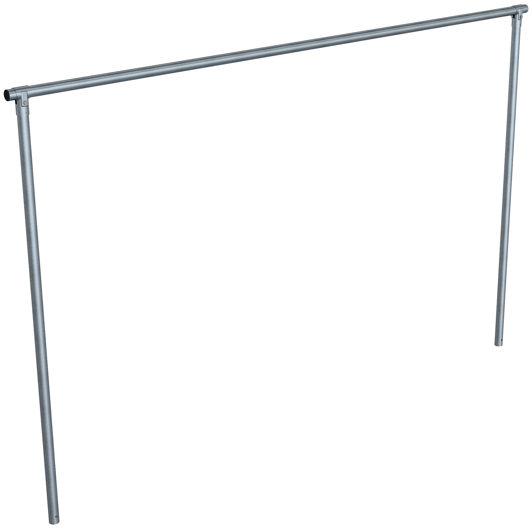 Schake 419_4740 Teppichklopfgerüst Querrohr 4000 mm Stahlrohr Ø 60 mm