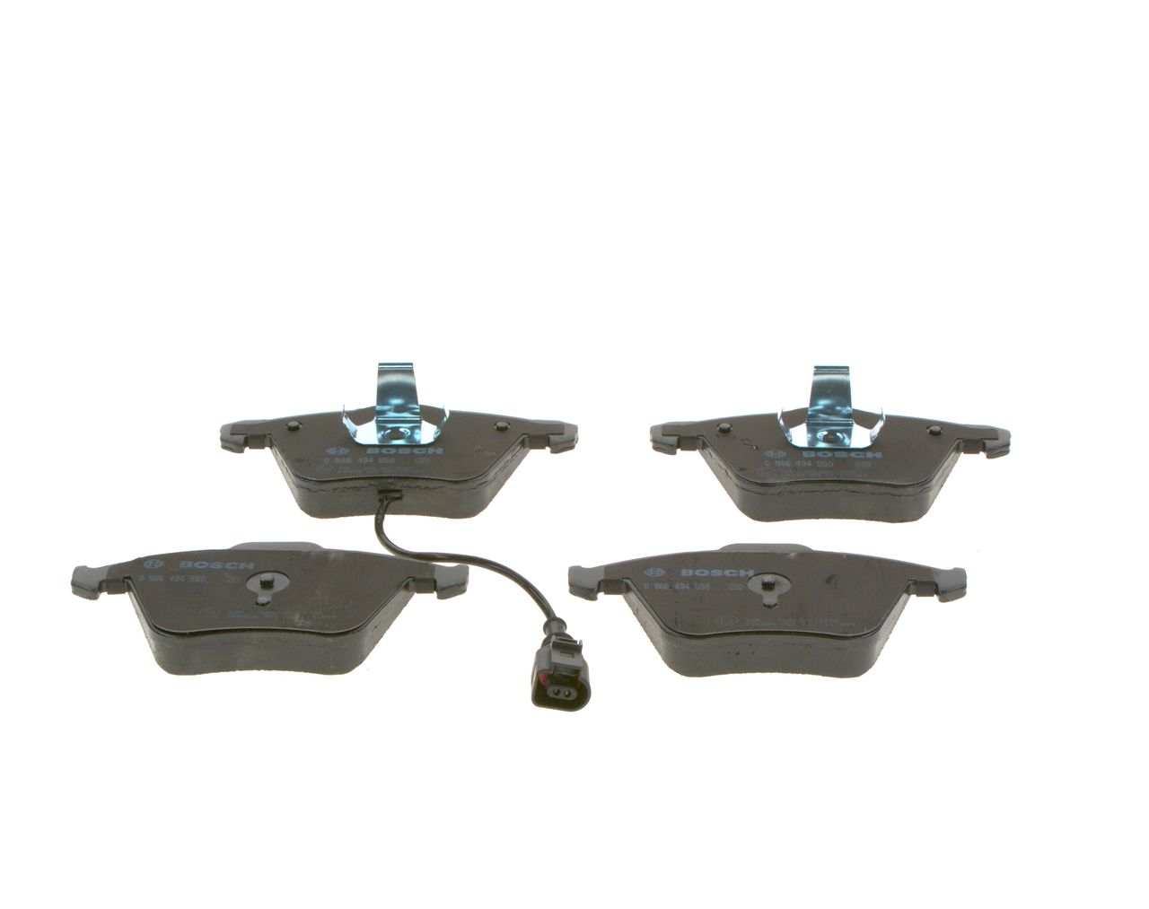 Bosch 0986494550 Bremsbelagsatz, Scheibenbremse