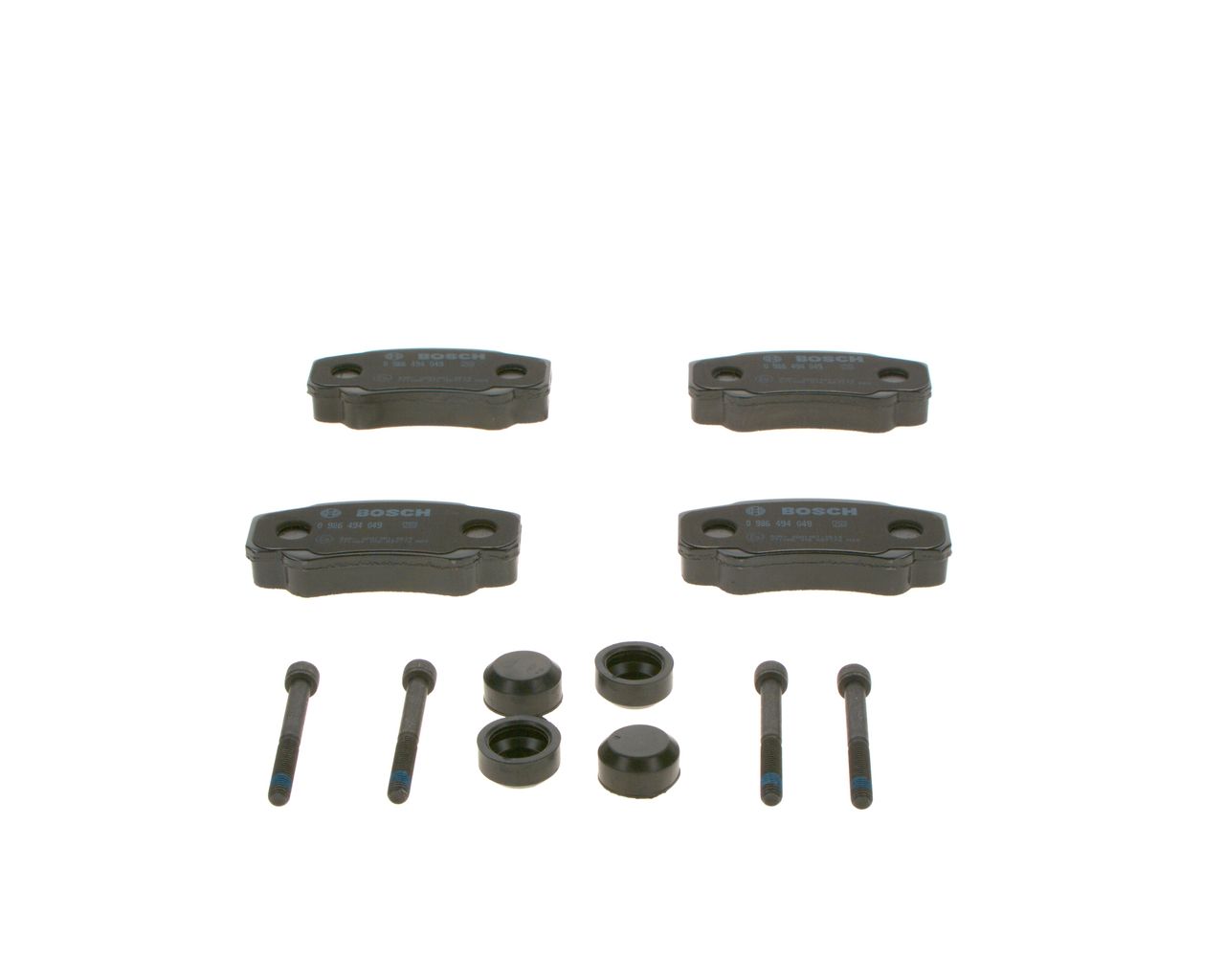 Bosch 0986494049 Bremsbelagsatz, Scheibenbremse