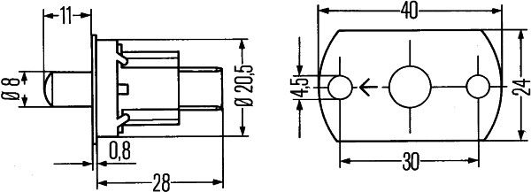 HELLA 6ZF 003 549-001 Schalter, Türkontakt