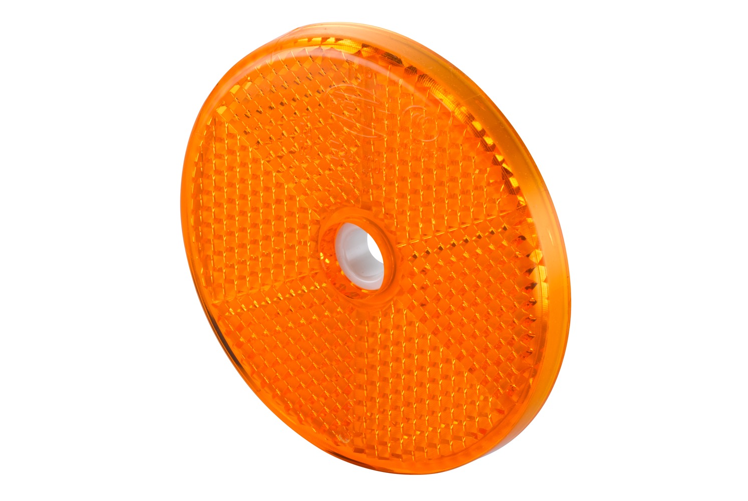 10092866a_AM0 HELLA 8RA 002 014-251 Rückstrahler - Lichtscheibenfarbe: gelb - geschraubt