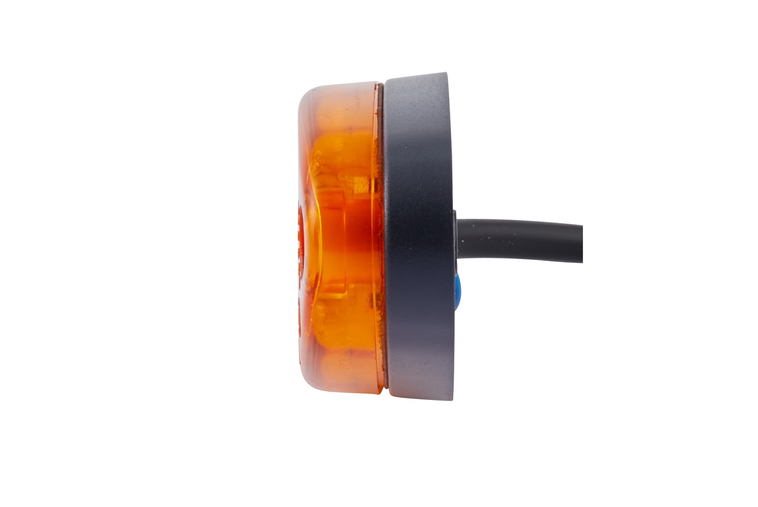 HELLA 2PS 007 943-011 Seitenmarkierungsleuchte - LED - 24V - Anbau - Lichtscheibenfarbe: gelb - LED-