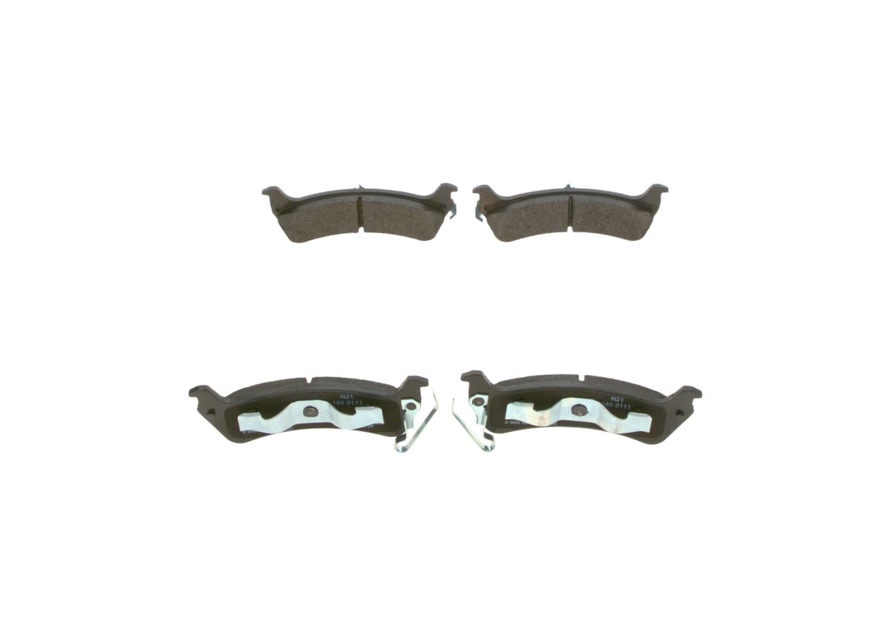 Bosch 0986494348 Bremsbelagsatz, Scheibenbremse