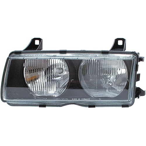 HELLA 1AJ 007 143-091 Halogen Hauptscheinwerfer, Links, Ohne Kurvenlicht, mit Glühlampen