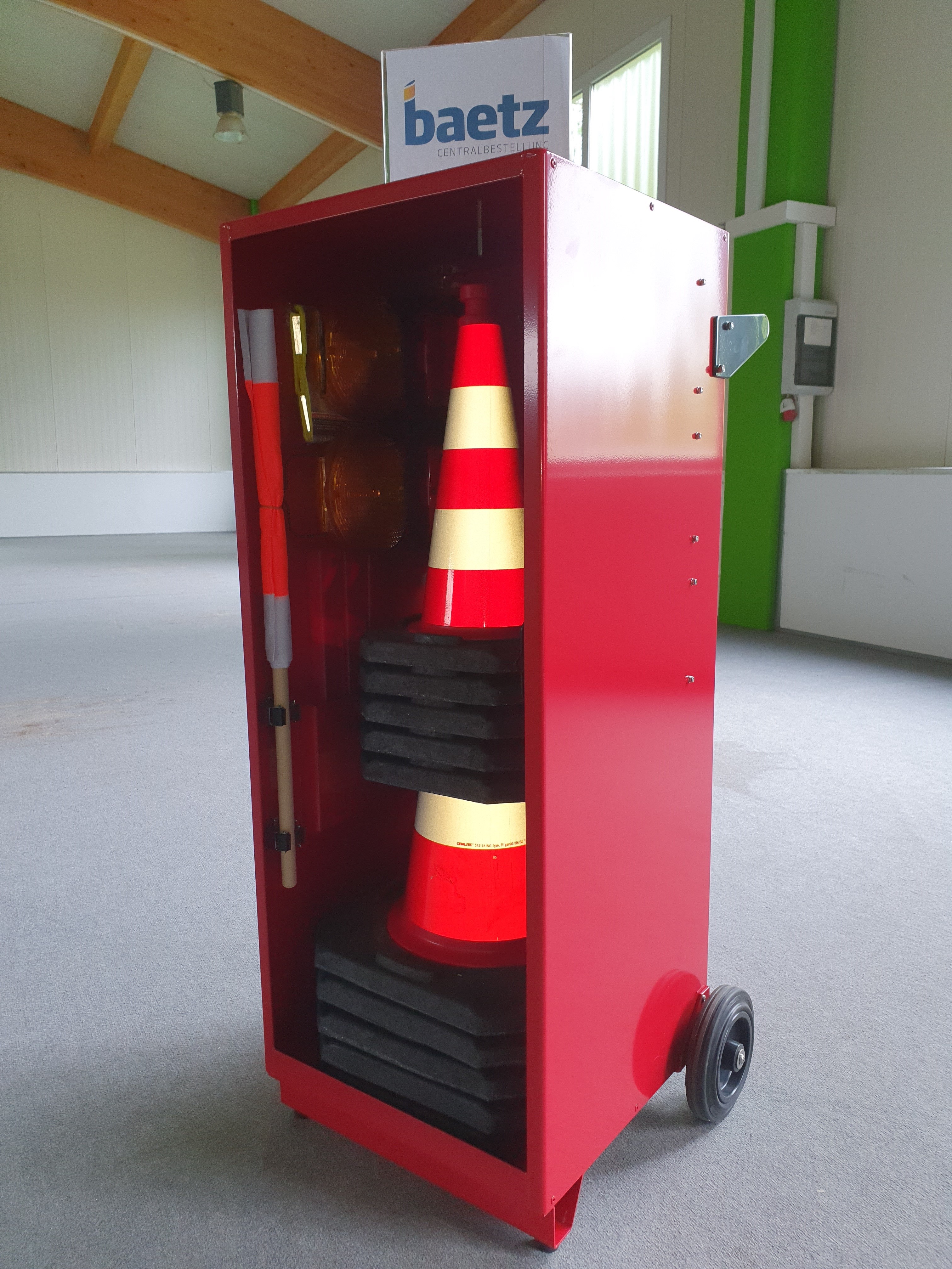 baetz Sicherheitsbox für "BGI 800", fahrbar, nach DGUV 214-010, bis 3,5 t und ab 3,5 t
