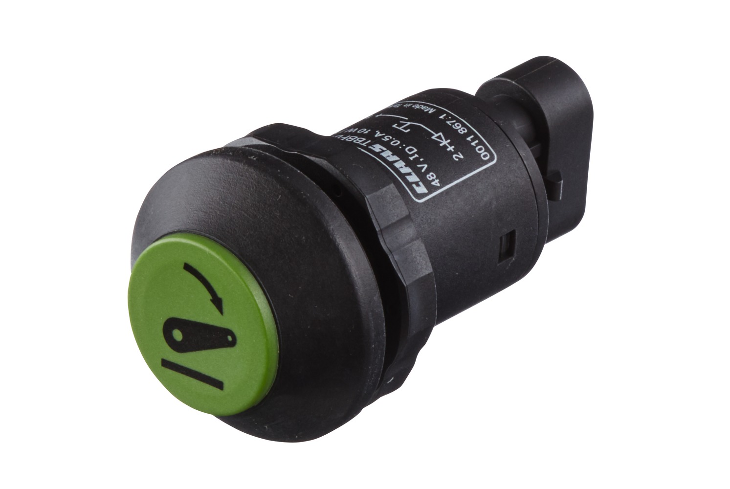 HELLA 6EF 004 406-121 Schalter, Senken (Hubwerk) - 48V - tastend - Bohrung-Ø: 30mm