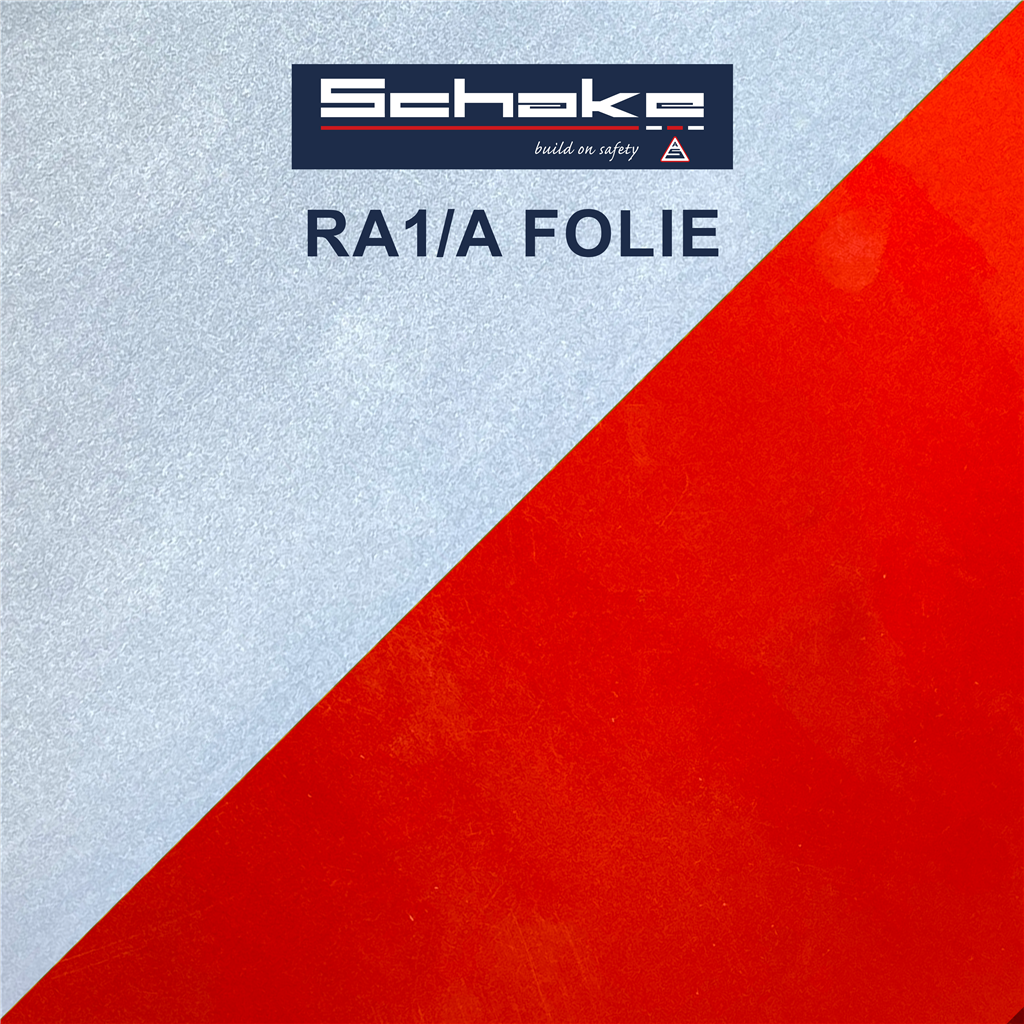 Schake SET mit 20 Absperrschrankengitter auf Lager- und Transporttraverse ohne Lampenadapter mit Folie Typ RA1/A Schrankentyp NOX weiß