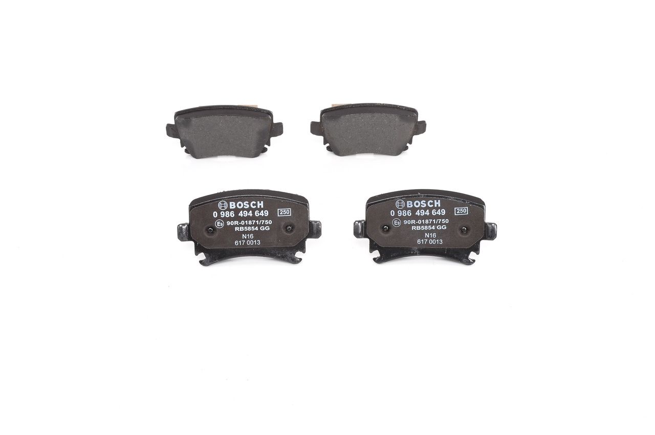 Bosch 0986494649 Bremsbelagsatz, Scheibenbremse