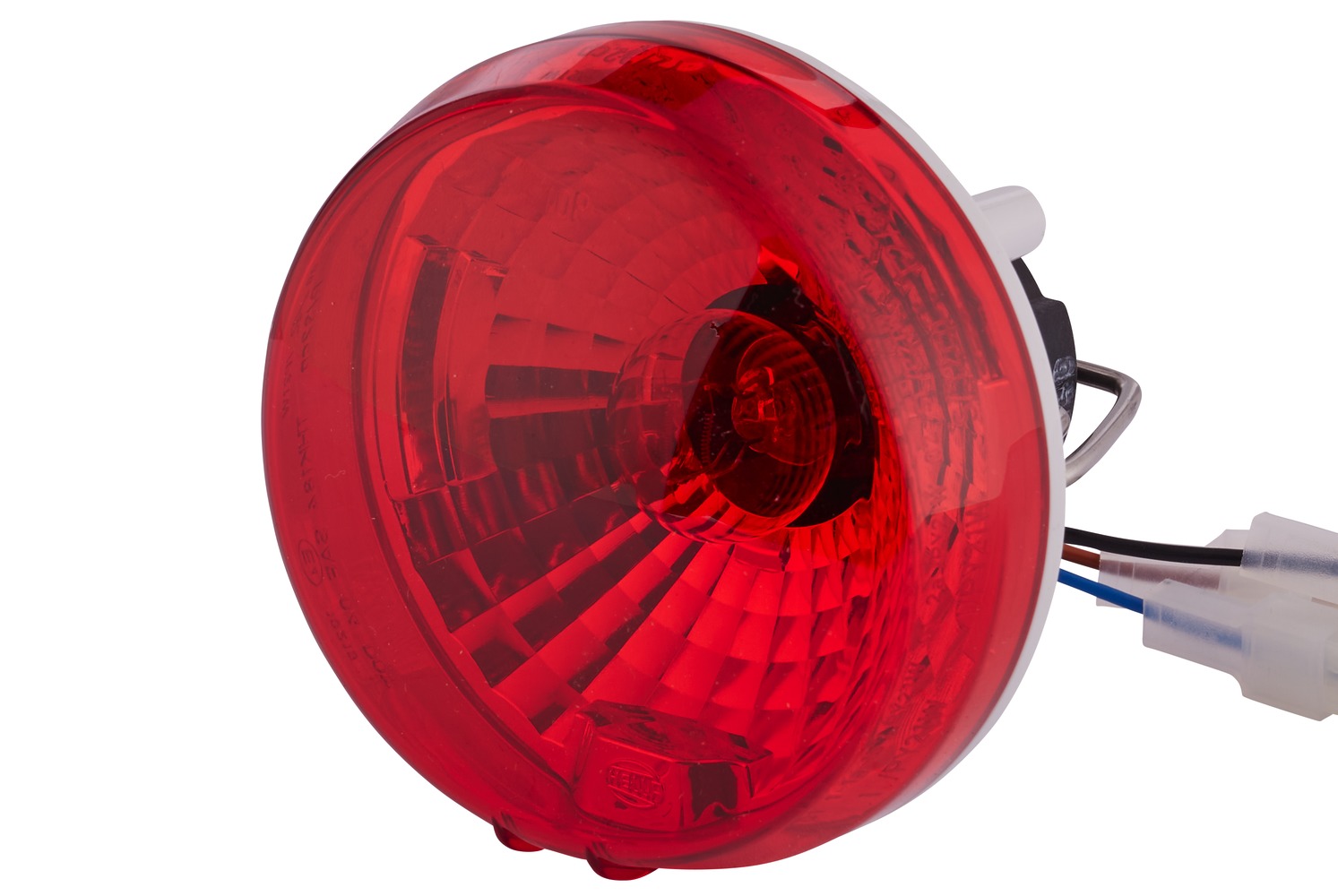 HELLA 2SB 965 039-131 Luce Posteriore Universale 24V – Rosso, Con Cavo 100mm E Spina Piatta – Per Rimorchi E Veicoli Commerciali