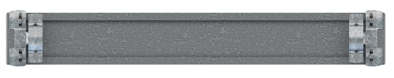 Schake Warnschild mit Rohrschellen      632020 mit Folie Typ RA1/A