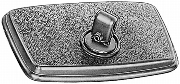 A613 HELLA 8SB 003 609-061 Außenspiegel - geklemmt - Kunststoffgehäuse - schwarz - Breite: 138mm - Höhe: