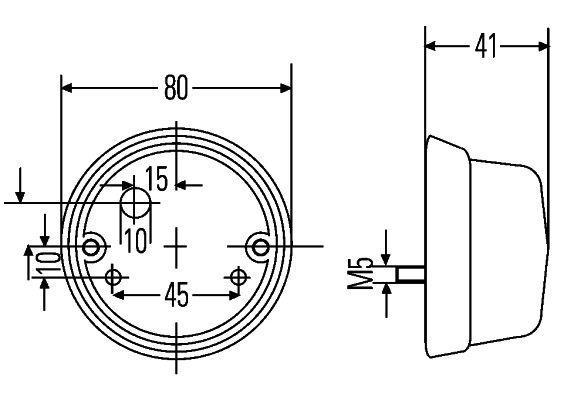 HELLA 2BA 001 259-611 Blinkleuchte 2 Stück
