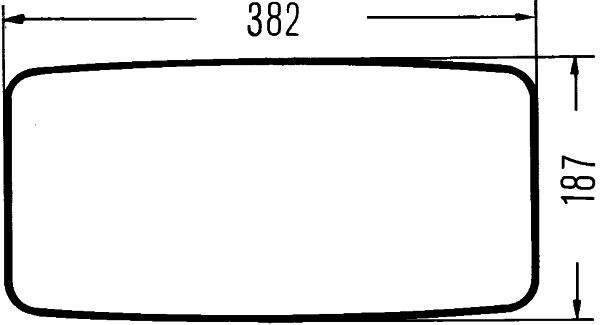 HELLA 8SB 003 290-001 Außenspiegel