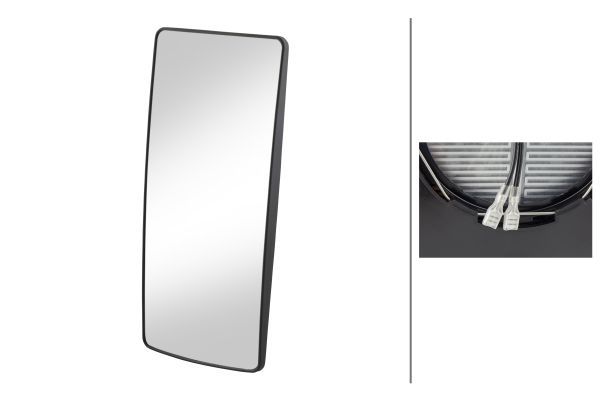 HELLA 9MX 562 841-012 Spiegelglas, Außenspiegel