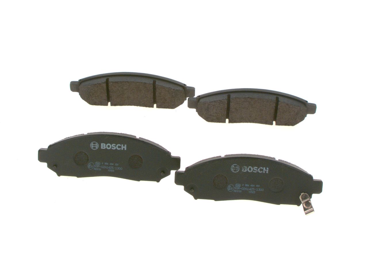 Bosch 0986494151 Bremsbelagsatz, Scheibenbremse