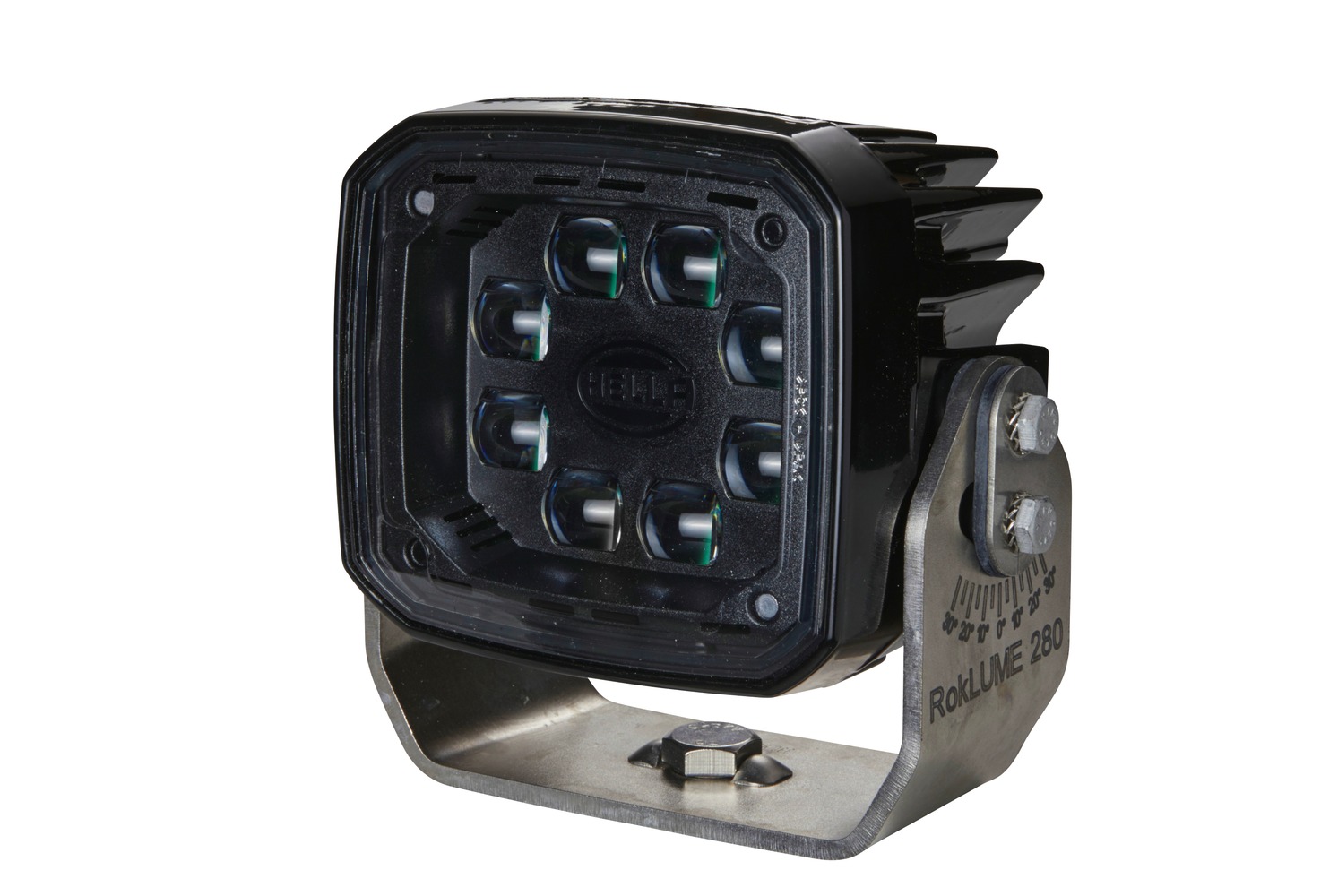 HELLA 1GA 995 606-541 LED-Arbeitsscheinwerfer - RokLume 280 Zeroglare - 12/24V - 4400lm - Anbau/Büge