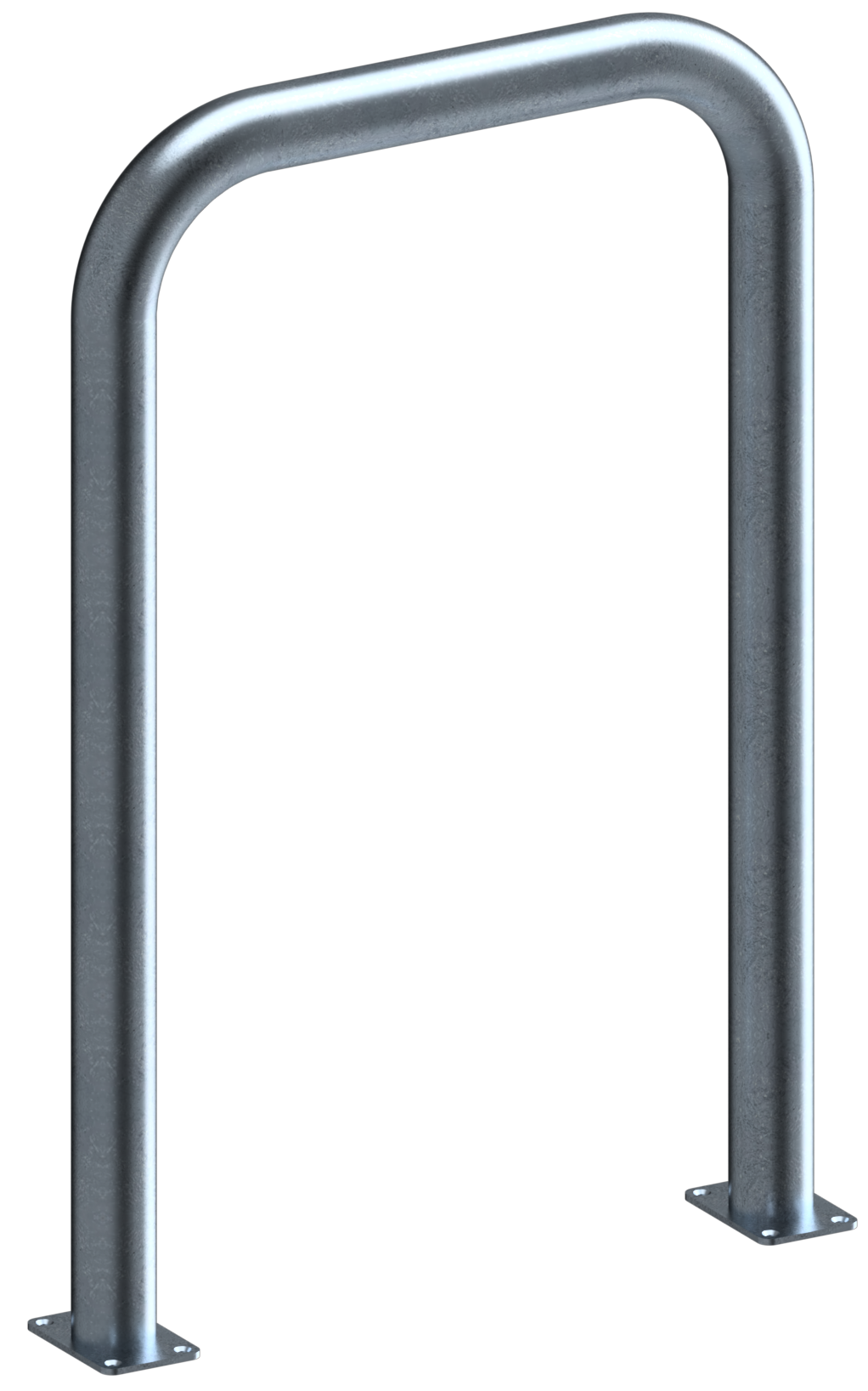 Schake 477_08P Abweisebügel Ø 76 x 2,6 mm ohne Querholm zum Einbetonieren Gesamtbreite: 750 mm Gesamthöhe: 1150 mm feuerverzinkt