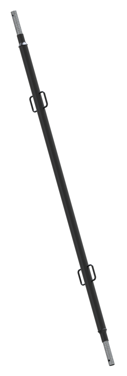 Schake 117911R Richtstrebe  Verstellbereich: 1,80 – 3,20 m 

Belastung bei 45° auf Druck: 40,0 - 29,2 kN ohne Endgelenke