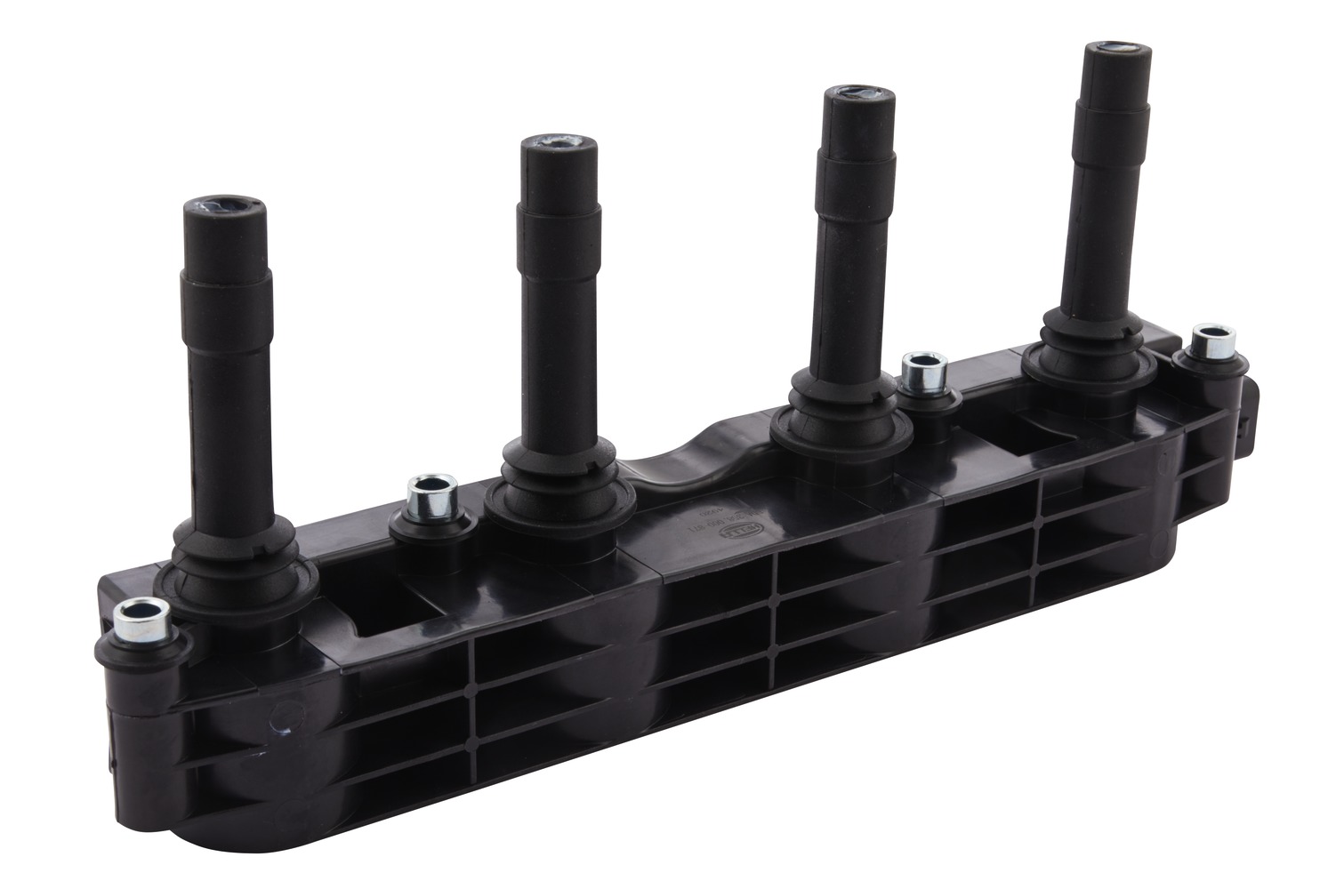 HELLA 5DA 358 000-871 Zündspule - 12V - 6-polig - Blockzündspule - geschraubt