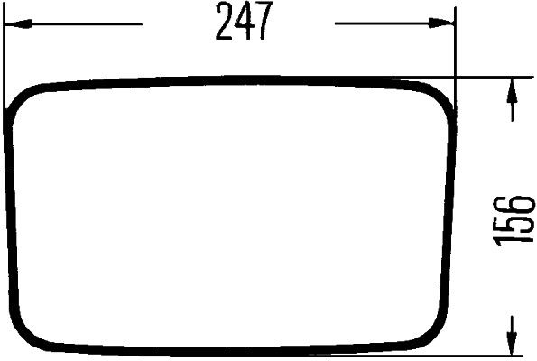 HELLA 8SB 004 288-001 Außenspiegel