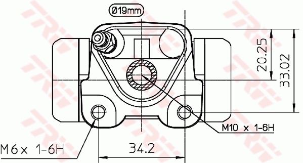 TRW Automotive BWD270 Radbremszylinder